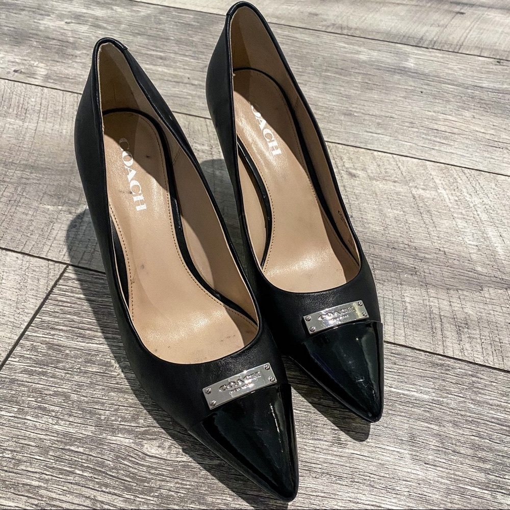 Coach Black Heels
